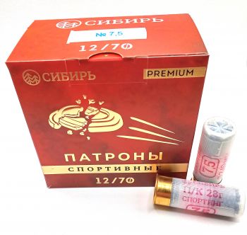 СИБИРЬ PREMIUM 12 70 №7,5 Спортинг 28гр. (1)