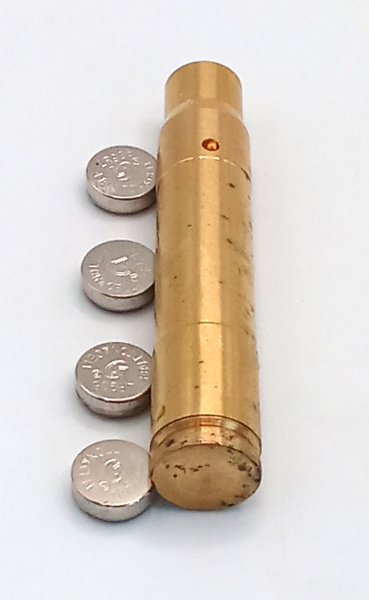 Патрон лазерный ShotTime GoldShot кал.9,3x62 материал-латунь, лазер-красный, 655нМ (3)
